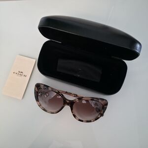 Coach Tortoise Shell Sunglasses